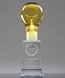 Picture of Amber Light Bulb Crystal Award