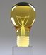 Picture of Amber Light Bulb Crystal Award