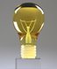 Picture of Yellow Light Bulb Crystal Trophy