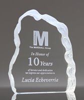 Picture of Frosted Edge Crystal Iceberg Award