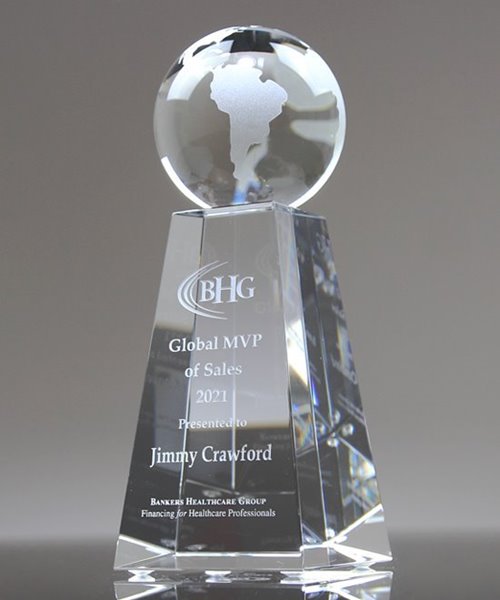 Picture of Top of the World Globe Award