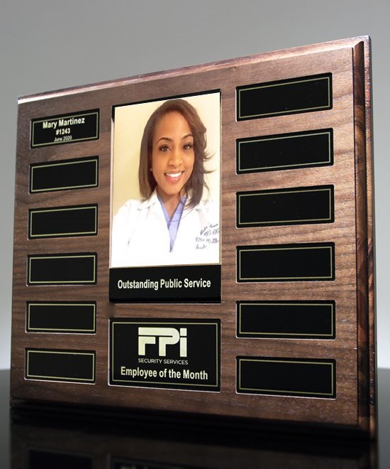 Plate Perpetual Photo Plaque