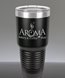 Picture of Personalized Polar Camel 30 oz. Black Insulated Tumbler