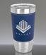 Picture of Personalized 20 oz. Stainless Leatherette Polar Camel Tumbler in Blue