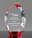 Picture of Diamond Edge Flame Red Crystal Award