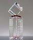 Picture of Elevate Red Crystal Cube Award Tower