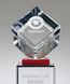 Picture of Elevate Red Crystal Cube Award Tower