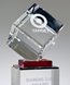 Picture of Elevate Red Crystal Cube Award Tower