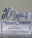 Picture of 10 Years of Service Acrylic Award