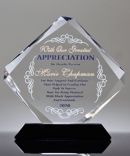 Picture of Retirement Award Crystal