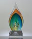 Picture of Top Performance Art Glass Flame Award