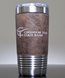 Picture of Personalized 20 oz. Stainless Leatherette Polar Camel Tumbler in Rustic Brown
