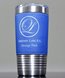 Picture of Personalized 20 oz. Stainless Leatherette Polar Camel Tumbler in Blue