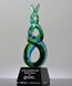 Picture of Serenity Helix Art Glass Award