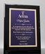 Picture of Gloss Ebony Designer Award Plaque - Purple Plate