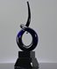 Picture of Sapphire Coil Art Glass Award