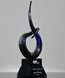 Picture of Sapphire Coil Art Glass Award