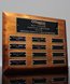 Picture of High Gloss Walnut 12-Plate Perpetual Plaque - Landscape