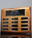 Picture of High Gloss Walnut 12-Plate Perpetual Plaque - Landscape