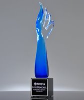Picture of Blue Aspire Art Glass Award