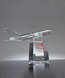 Picture of Airline Pilot Retirement Award Crystal Airplane Trophy