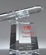 Picture of Airline Pilot Retirement Award - Crystal Airplane Trophy