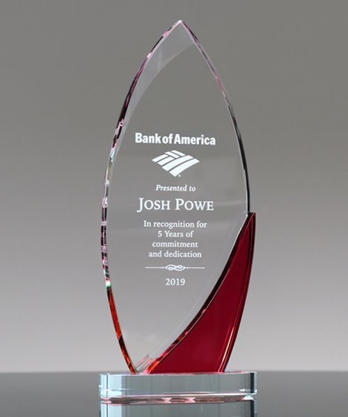 Picture of Corporate Surge Red Crystal Award