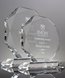 Picture of Clear Crystal Octagon Award