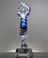 Picture of Achievement Ovation Art Glass Award