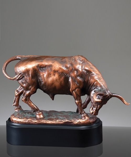 Picture of Bull Sculpture Trophy