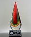 Picture of Colorful Rain Drop Art Glass Award