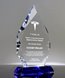 Picture of Crystal Diamond Award with Blue Base