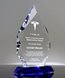 Picture of Crystal Diamond Award with Blue Base