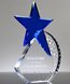 Picture of Blue Crystal Shooting Star Award