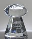 Picture of Faceted Crystal Football Award