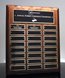 Picture of Elegant Gloss Walnut 24-Plate Perpetual Plaque