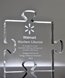 Picture of Puzzle Piece Crystal Award