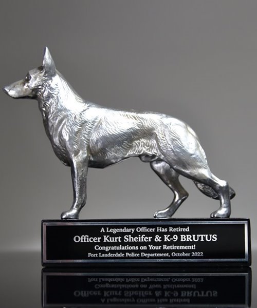 Picture of German Shepherd K9 Award