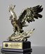 Picture of Gold Eagle Statue With American Flag