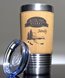 Picture of Personalized 20 oz. Stainless Leatherette Polar Camel Tumbler in Bamboo