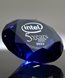 Picture of Blue Crystal Diamond Paperweight