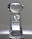 Picture of Large Crystal Football Pedestal Award