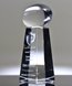 Picture of Large Crystal Football Pedestal Award