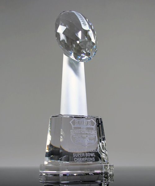Picture of Crystal Football Championship Trophy