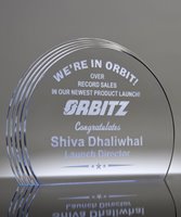 Picture of Azure Moon Acrylic Award