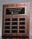 Picture of Classic Cherry Finish Employee Perpetual Plaque