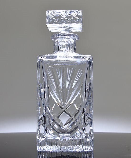 Engraved Crystal Decanter