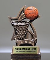 Picture of Sweeping Star Basketball Trophy