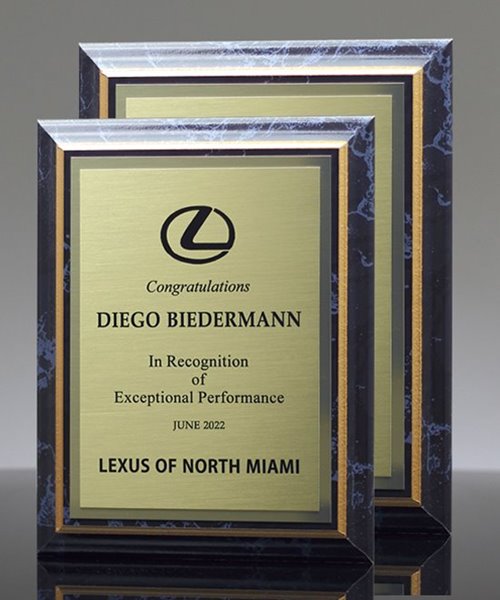 Plaque Edge Puzzle Modern Mixed Material Award