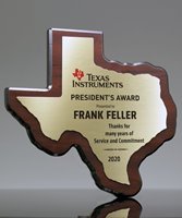 Picture of Texas Award Plaque